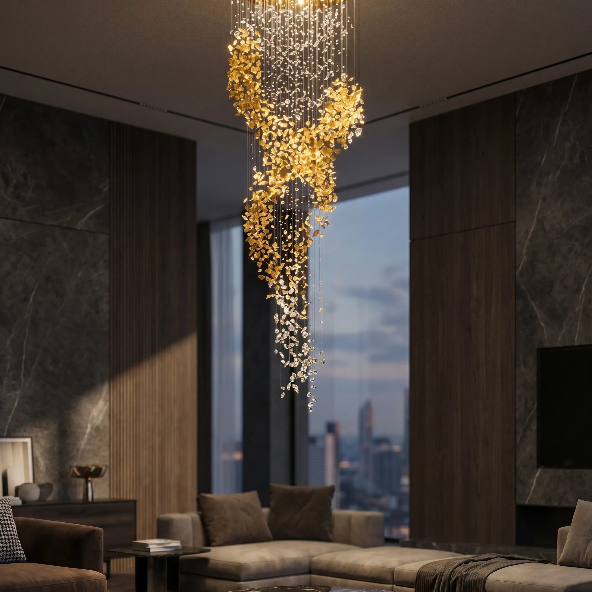 Verdant Branch Chandelier