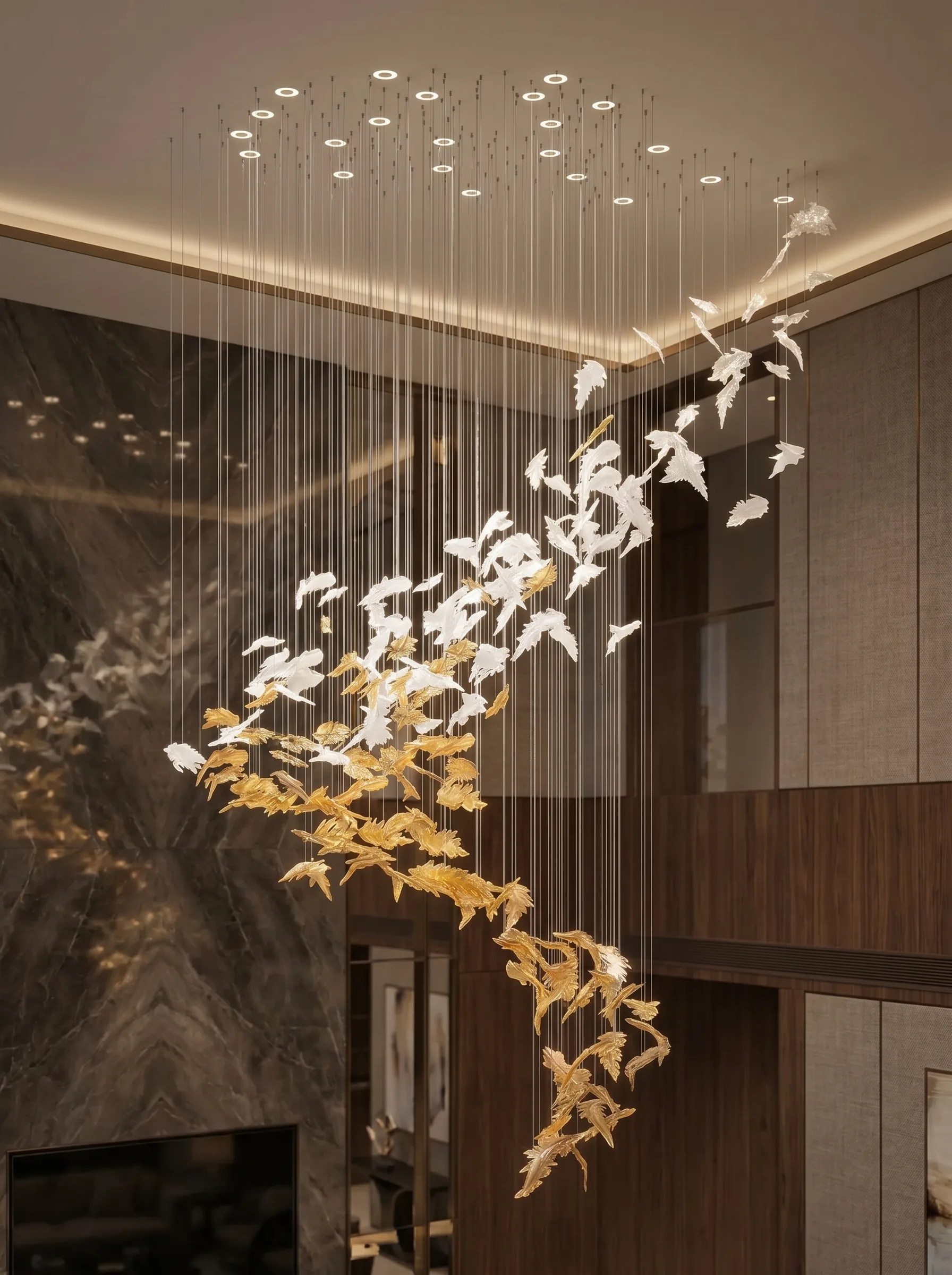 Dusk Alabaster Pendant Chandelier