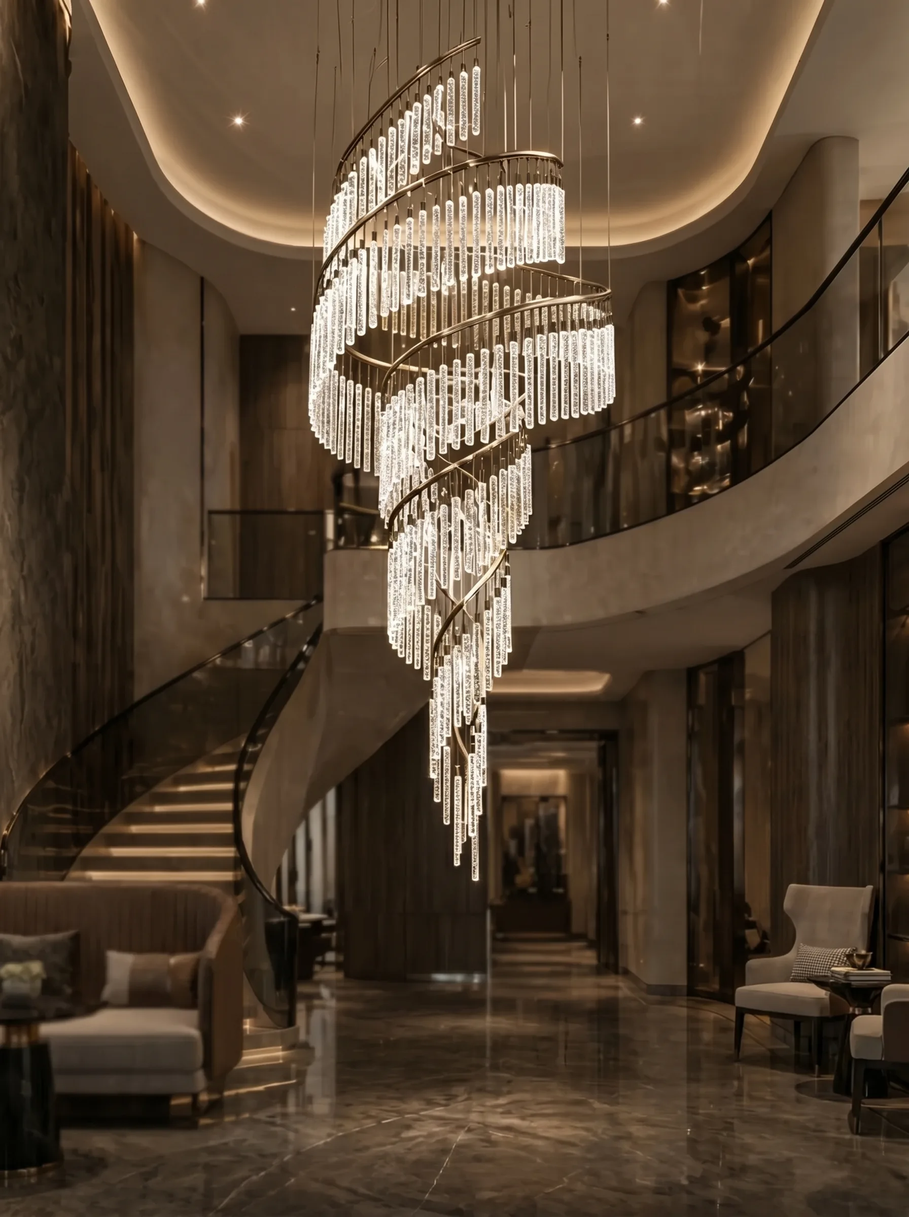 Shadow Dark Brass Chandelier