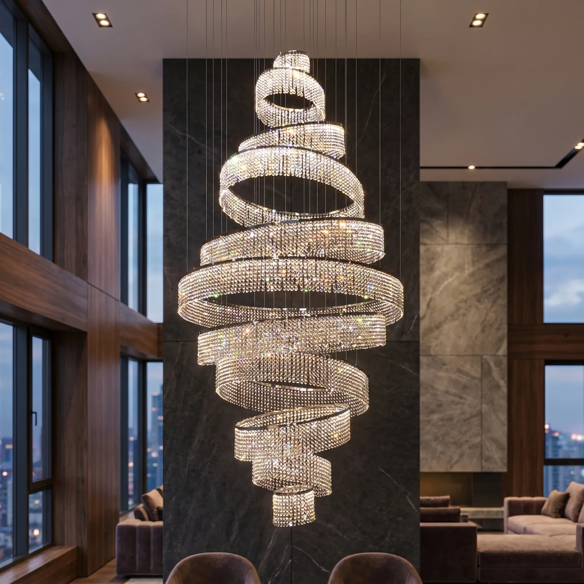 Helios Sunburst Chandelier