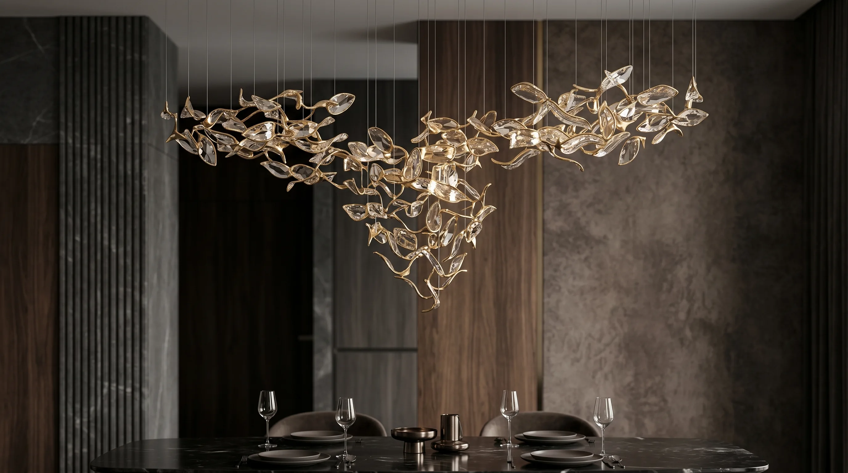Solstice Art Deco Chandelier