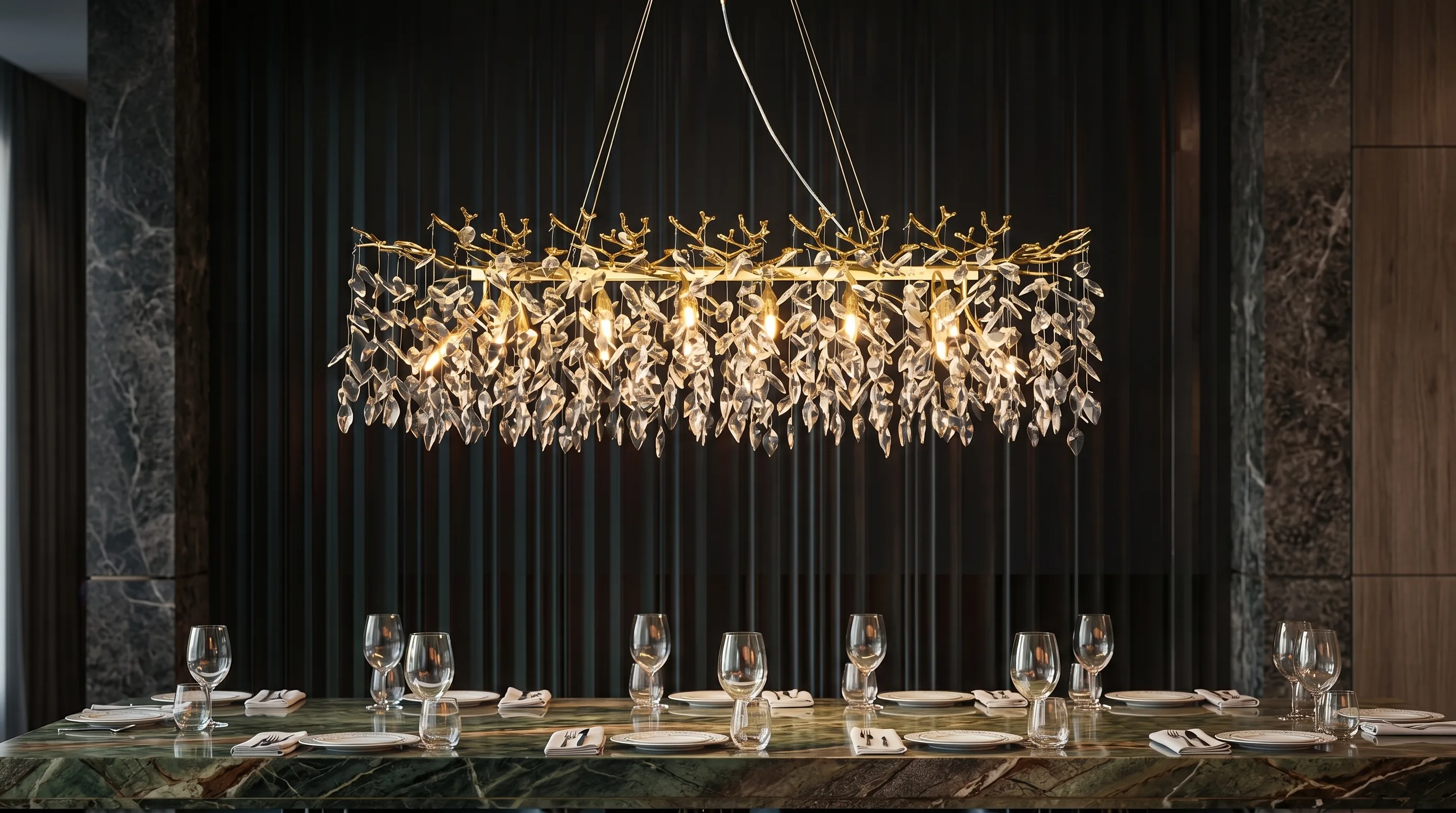 Nebula Bubble Glass Chandelier